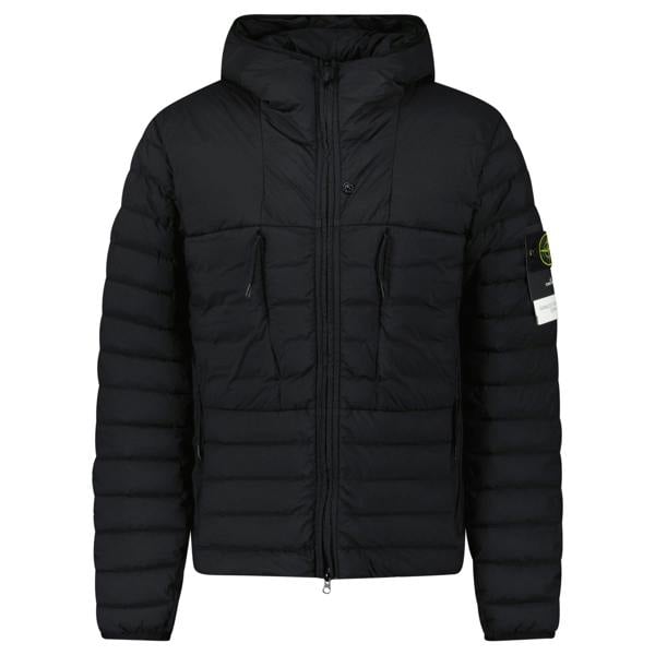 Stone Island Seamless Tunnel Padded Shell Down Jacket Black - chancefashionco