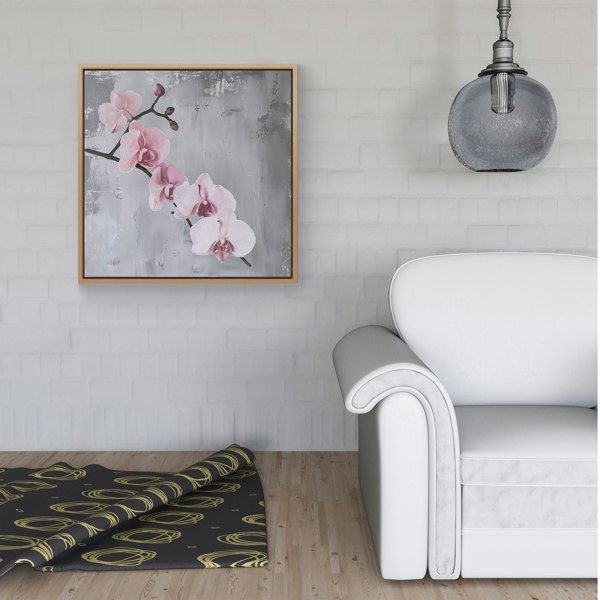 Warren Reed Blossom On A Branch Framed Canvas