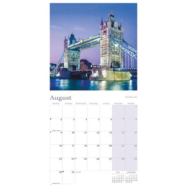 England Calendar 2027, Wall Calendars, Month To View, Travel, Gift