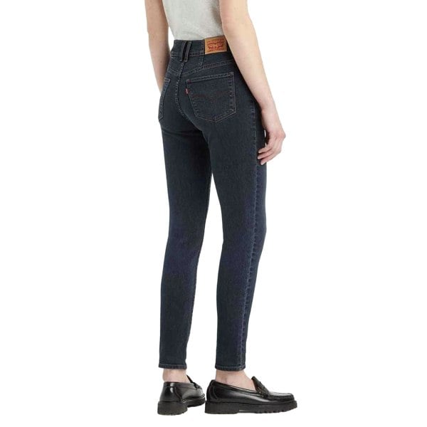 Levis Womens/Ladies 311 Shaping Leather Patch Skinny Game Jeans - Dark Blue