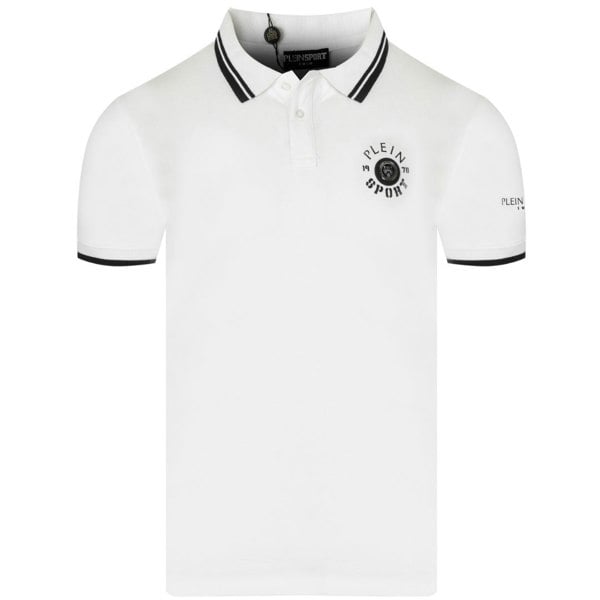 PLEIN SPORT PS25MPL02 WHITE Polo Shirt MALE S
