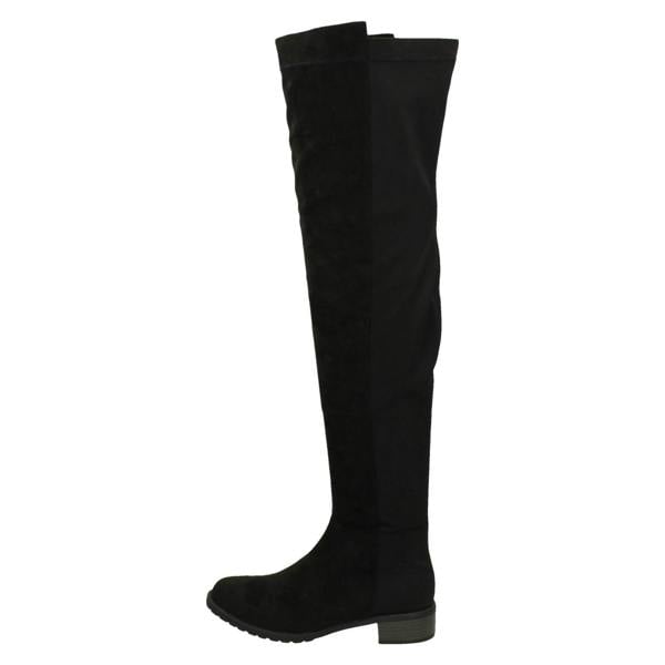 Spot On Ladies Spot On Over The Knee Boots