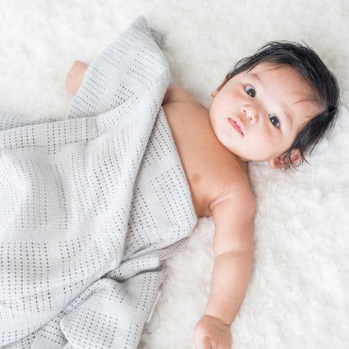 Lulujo - Cellular Blankets - Grey