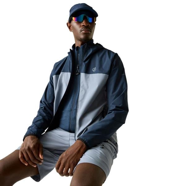 Dare 2B Mens Endurance Contrast Detail Soft Shell Jacket - Navy/Mercury