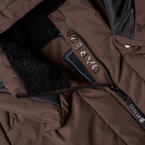 Dare 2B Womens/Ladies Lustre Padded Jacket - Hot Fudge