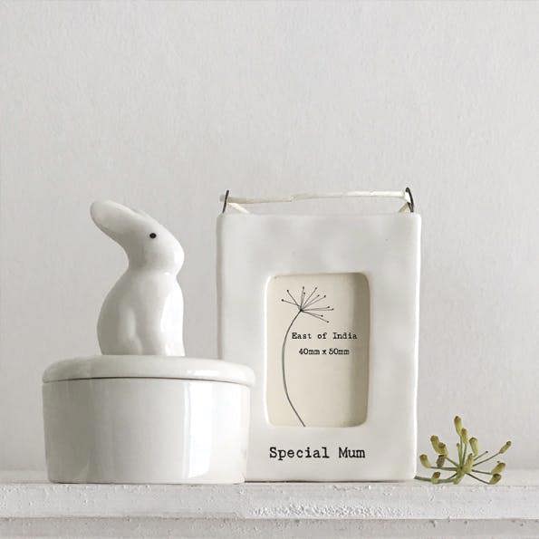 Mini Hanging Porcelain Frame “Special Mum” – Mother’s Day Gift – Small Sentimental Keepsake