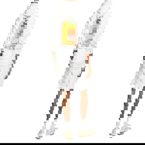 Casablanca Gradient Arch Logo White Hoodie