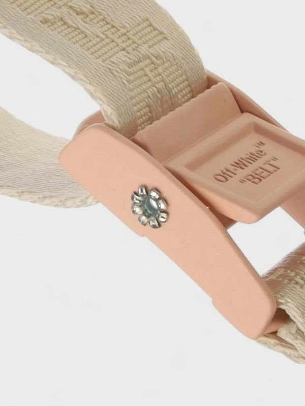 Off-White Women's Mini Industrial Belt White
