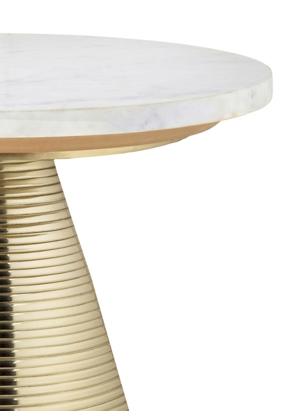 Furniture Edit Tempo Marble Side Table