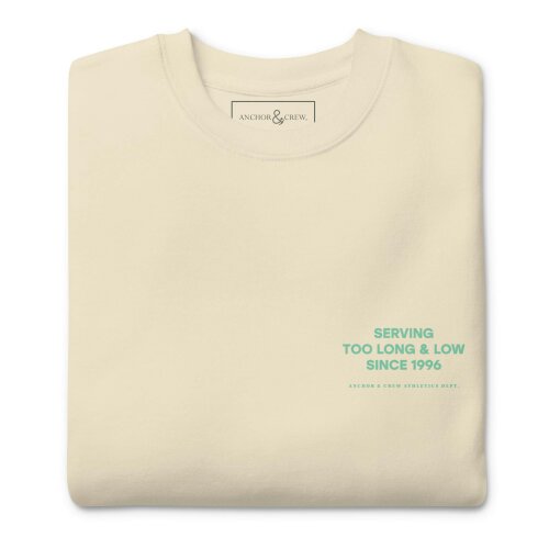 Anchor & Crew Set Point Social Volleyball Club League Organic Cotton Sweatshirt