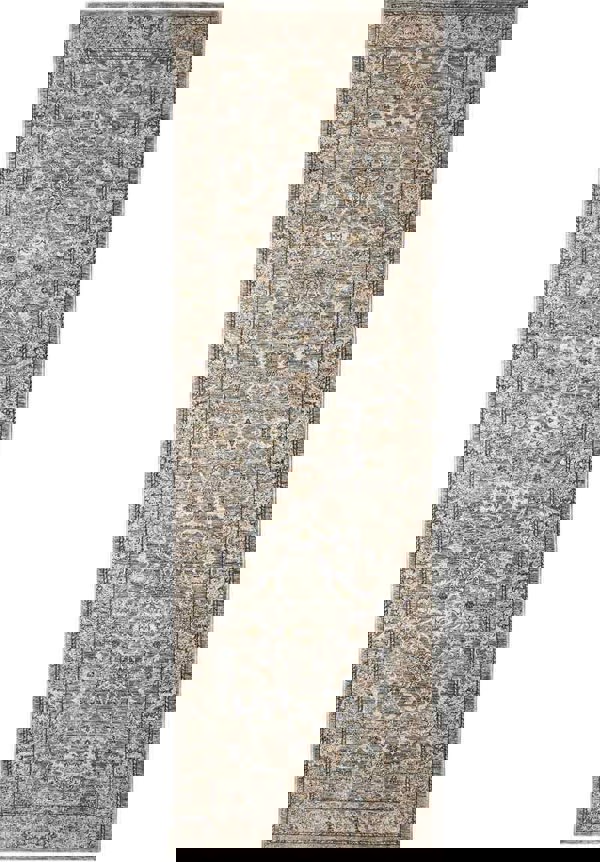 Raja Traditional Rug – Grey Vintage Elegance