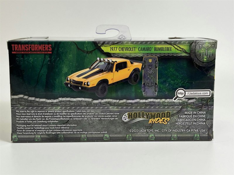 Jada Transformers Rise Of The Beasts 1977 Chevrolet Camaro Bumblebee 1:32 253112008 34258