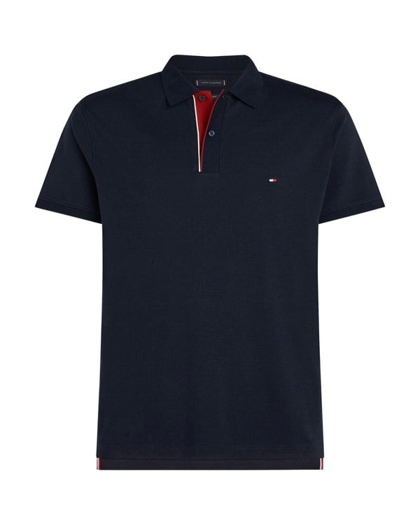 Tommy Hilfiger Liquid Cotton Essential Mens Polo - Desert Sky