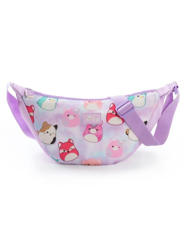 Squishmallows Girls Multicoloured Character All Over Print Body Bag (One Size)