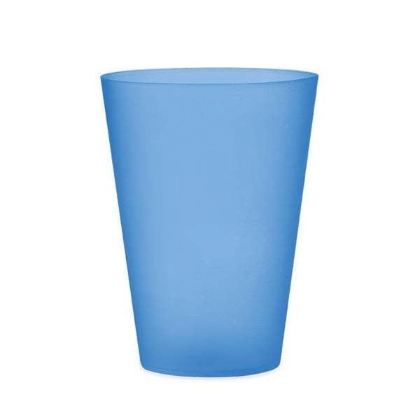 MidOcean Festa Large Reusable 500ml Cup - Transparent Blue - 