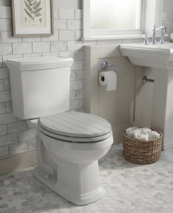 Bemis Cottage Grey Slow Close toilet seat