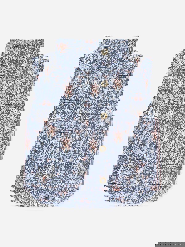 Angels Face Girls Tabatha Printed Gilet in Blue