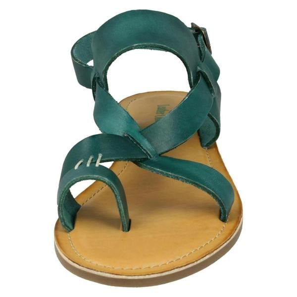 Leather Collection Ladies Leather Collection Toe Loop Sandals F00127