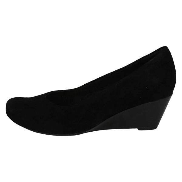 Clarks Ladies Clarks Wedge Heeled Court Shoes Flores Tulip