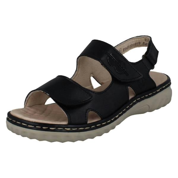 Rieker Ladies Rieker Adjustable Back Sandals 60462