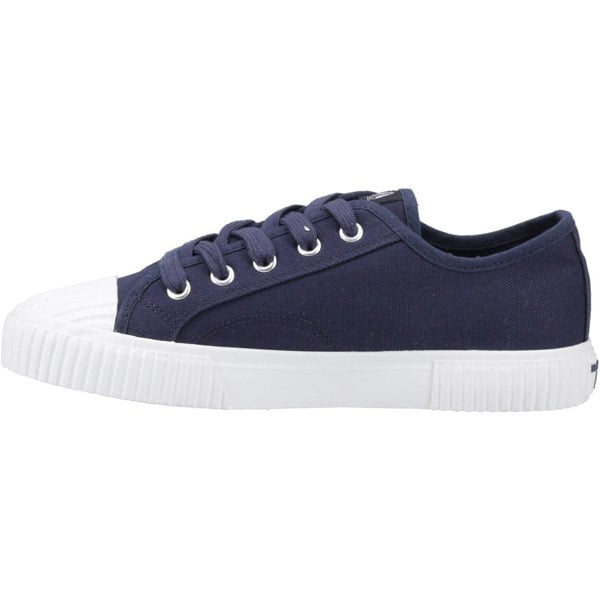 Hush Puppies Freya Canvas Textile Women's Navy Trainers