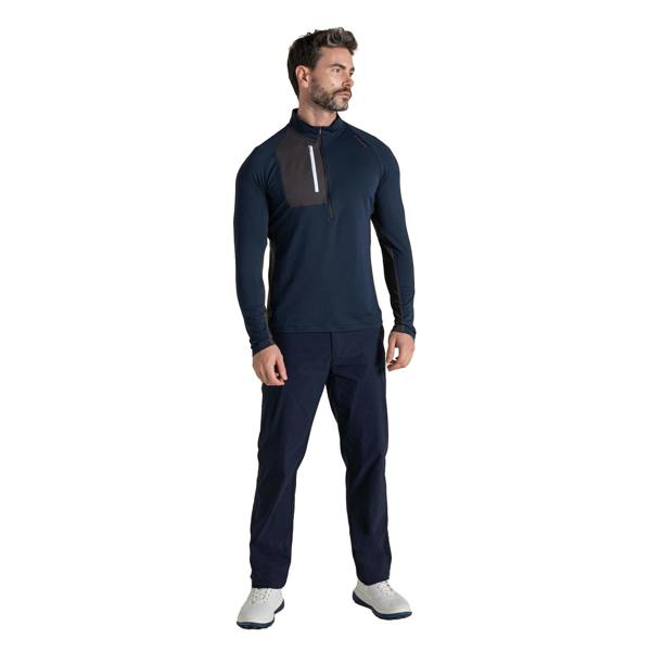 Craghoppers Mens Goswick Nosilife Golf Top - Blue Navy - 