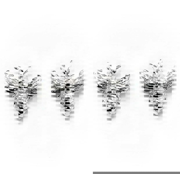 Bee Silver Earrings - MYLEE London