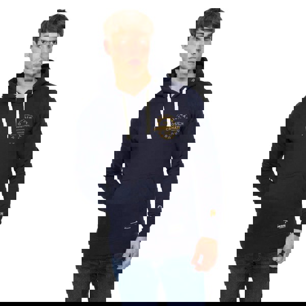 Crosshatch Mens Cresswell Hoodie - Navy