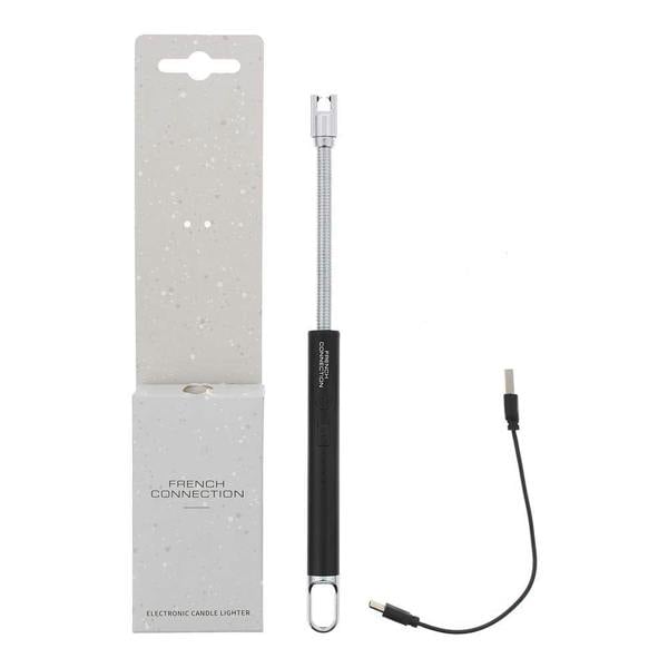 French Connection Rechargable Electric Candle Lighter -Black