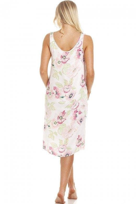 Camille Classic Sleeveless Floral Chemise