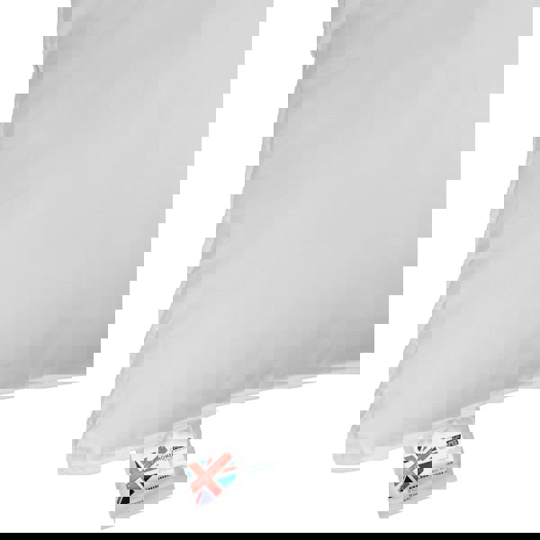 HOMESCAPES Duck Feather Euro Continental Square Pillow Pair - 80cm x 80cm (32"x32")