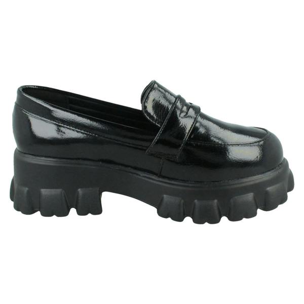 Spot On Ladies Spot On Wide Fitting Loafers F90101