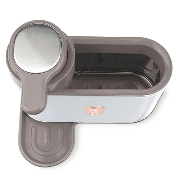 Soap Dispenser, 2-in-1 with Sponge Holder | Matt Taupe | Berlinger Haus BH8930
