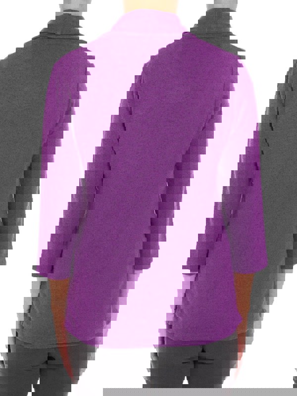 PennyPlain Cowl Neck Top- Amethyst