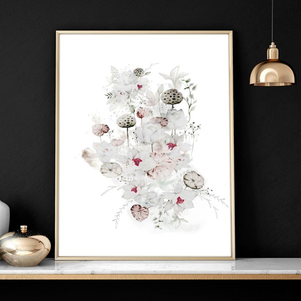 Botanicals art | Set of 2 wall art prints