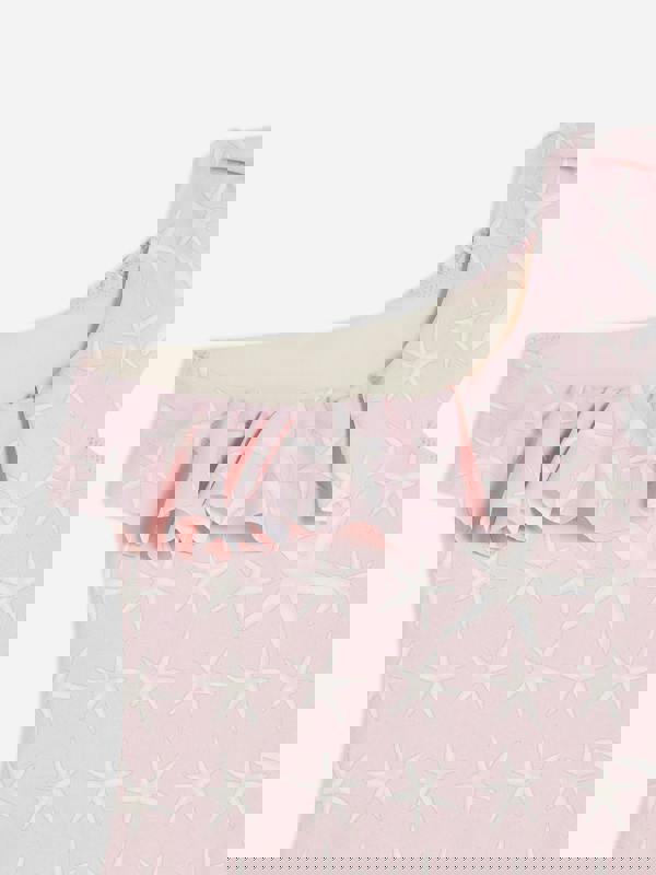 Versace Girls Starfish Logo Swimsuit in Pink