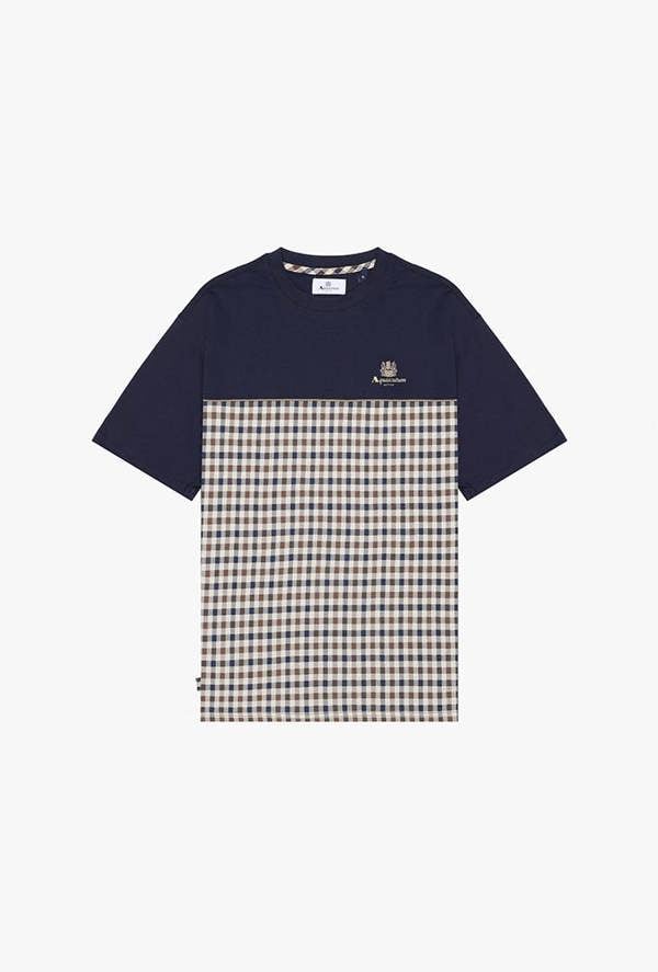 Aquascutum Piping Panel T-Shirt