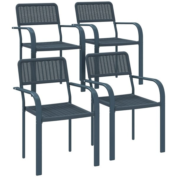 Resin Rattan Dining Set