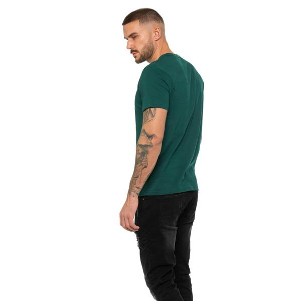 Enzo Mens Crew Neck T-Shirt - Green