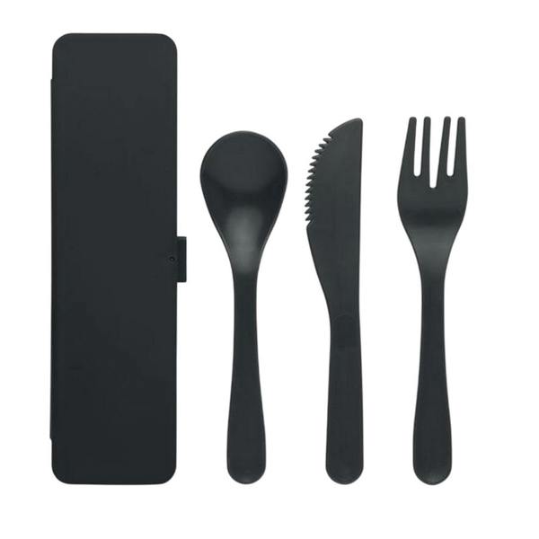 MidOcean Rigata Cutlery Set - Black - 