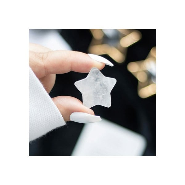 Serano Clear Quartz Crystal Star in a Bag