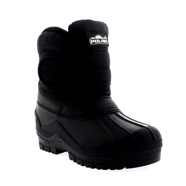 VIVA Unisex Kids Single Strap Thermal Winter Hiking Outdoor Nylon Boots