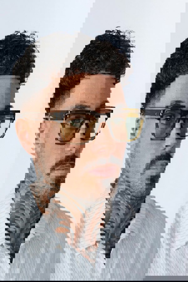 SVNX Square Sunglasses in Green