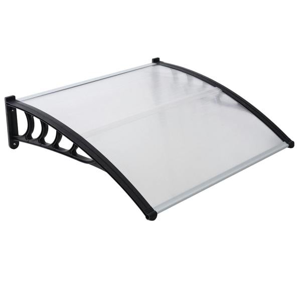 Gr8 Garden Front Door Canopy Porch Awning Rain Protector Lean-To Roof Shelter 90 x 120cm Outdoor UV Resistant Cover