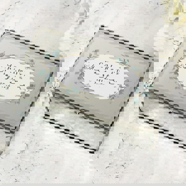 Personalised Memento Company Personalised Botanical Mirrored Jewellery Box