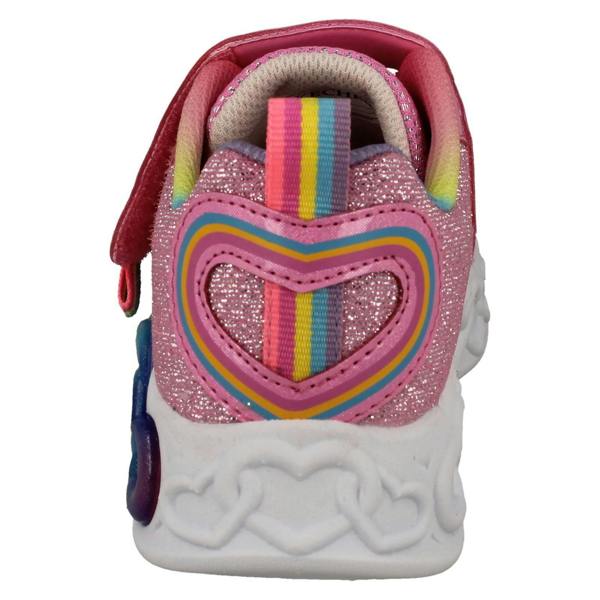 Skechers Girls Skechers Light Up Trainers Love Prism 303751
