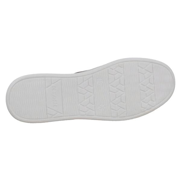 Remonte Ladies Remonte Floral Leaf Pattern Leather Trainers D2E02