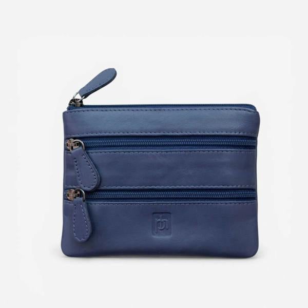 PRIMEHIDE Small 3 Zipper Coin Purse