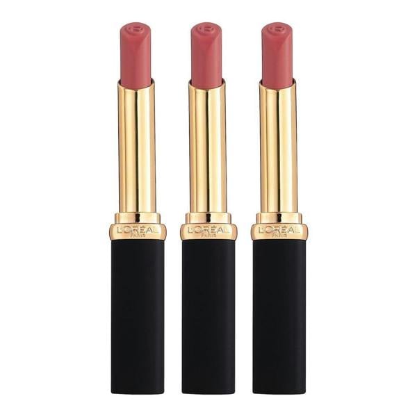 L'Oréal Paris 3 x L'Oreal Color Riche Intense Volume Matte Lipstick - 633 Le Rosy Confident