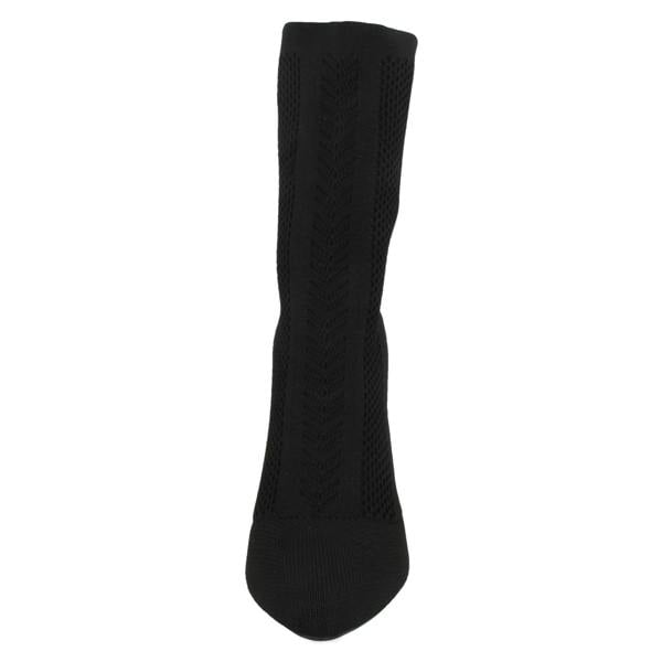 Anne Michelle Ladies Anne Michelle High Heel Knitted Calf Boots